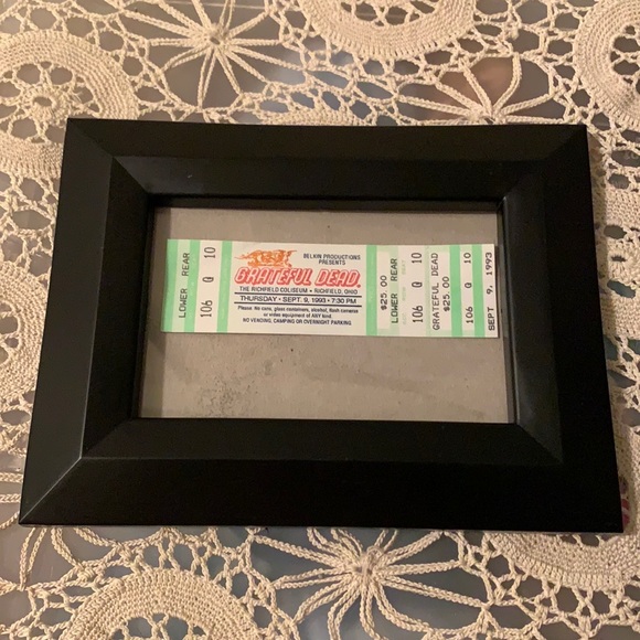 Grateful Dead ticket the richfield coliseum sept 9 1993 complete - Picture 1 of 7